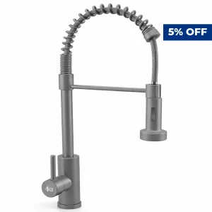 Alco Pull-Out Sink Mixer Spring Type Grey