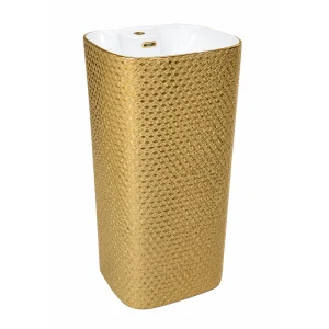 Freestanding Basin (Electroplated Gold)