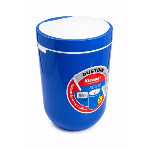 Kleaner  8Lt Trash Can Blue