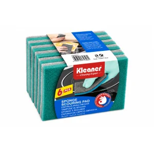 Kleaner Sponge Scourer -6 Pc
