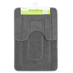 2 Pc Bathroom Mat Set