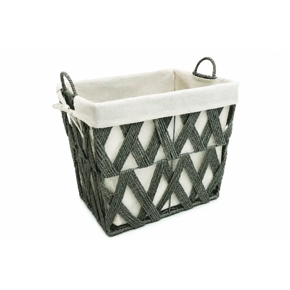 3 Pc Laundry Storage Square Grey - Image 3