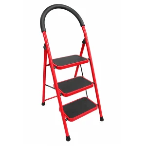 3 Step Black & Red Ladder