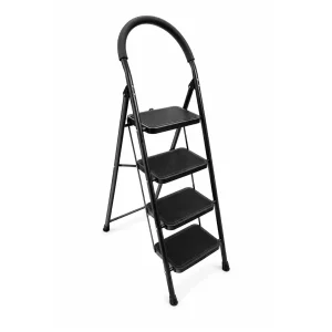 4 Step Black Ladder