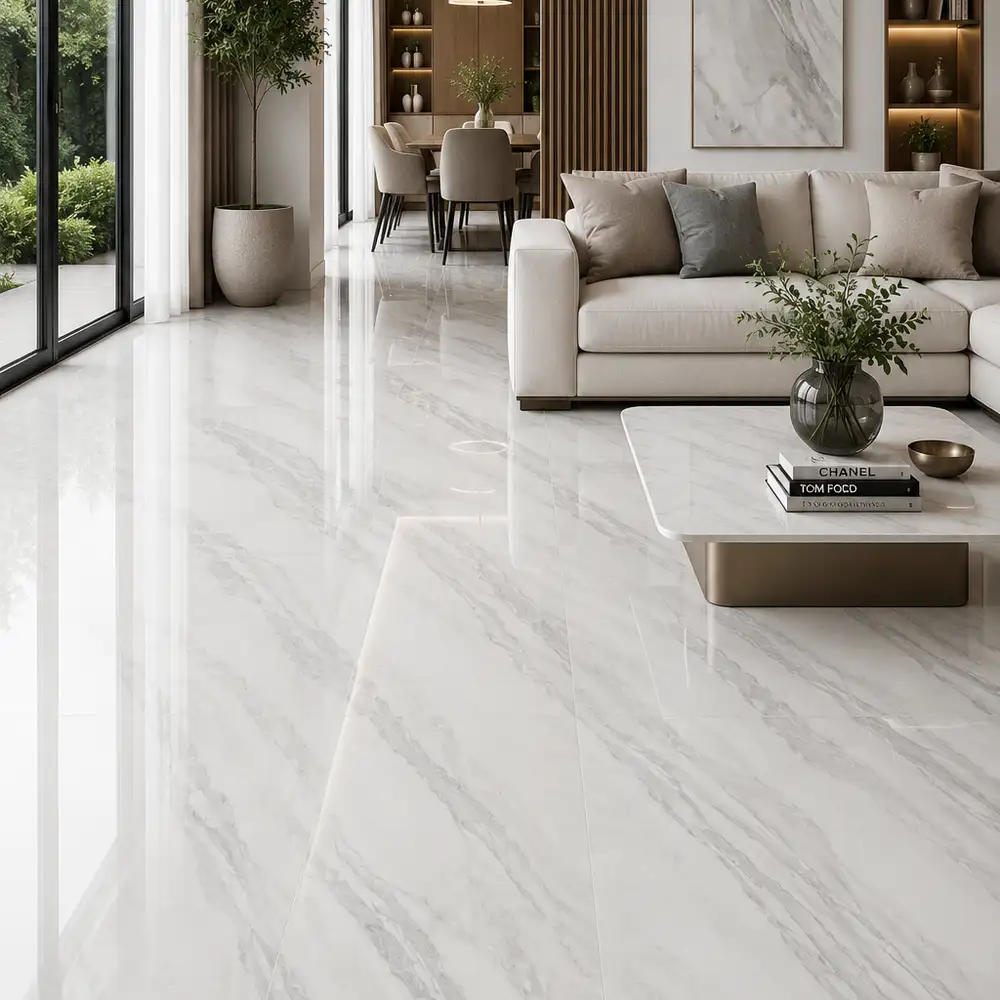 Clayton Grey Glazed Porcelain Tile 600x1200mm - Image 2