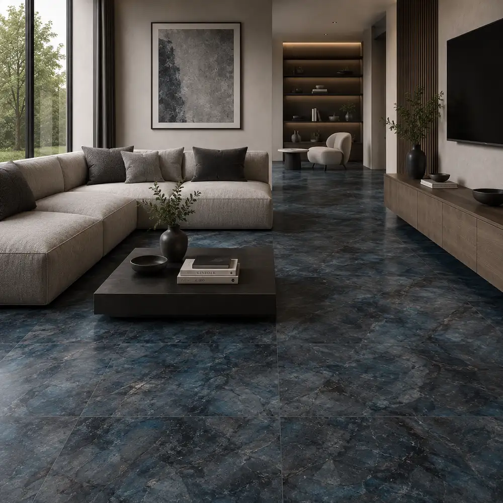 Quantic Aqua Glazed Porcelain Matt 600×1200mm - Image 2