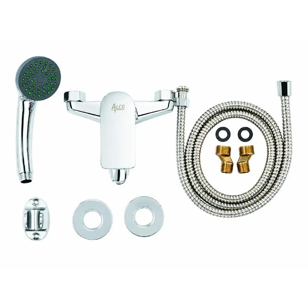 Alco Tivona Lux Bath Mixer with Hose – Chrome - Image 3