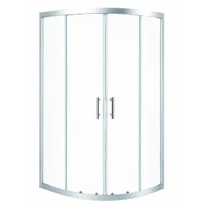 Pure View Shower Door Clear 900x900x1800mm 4mm