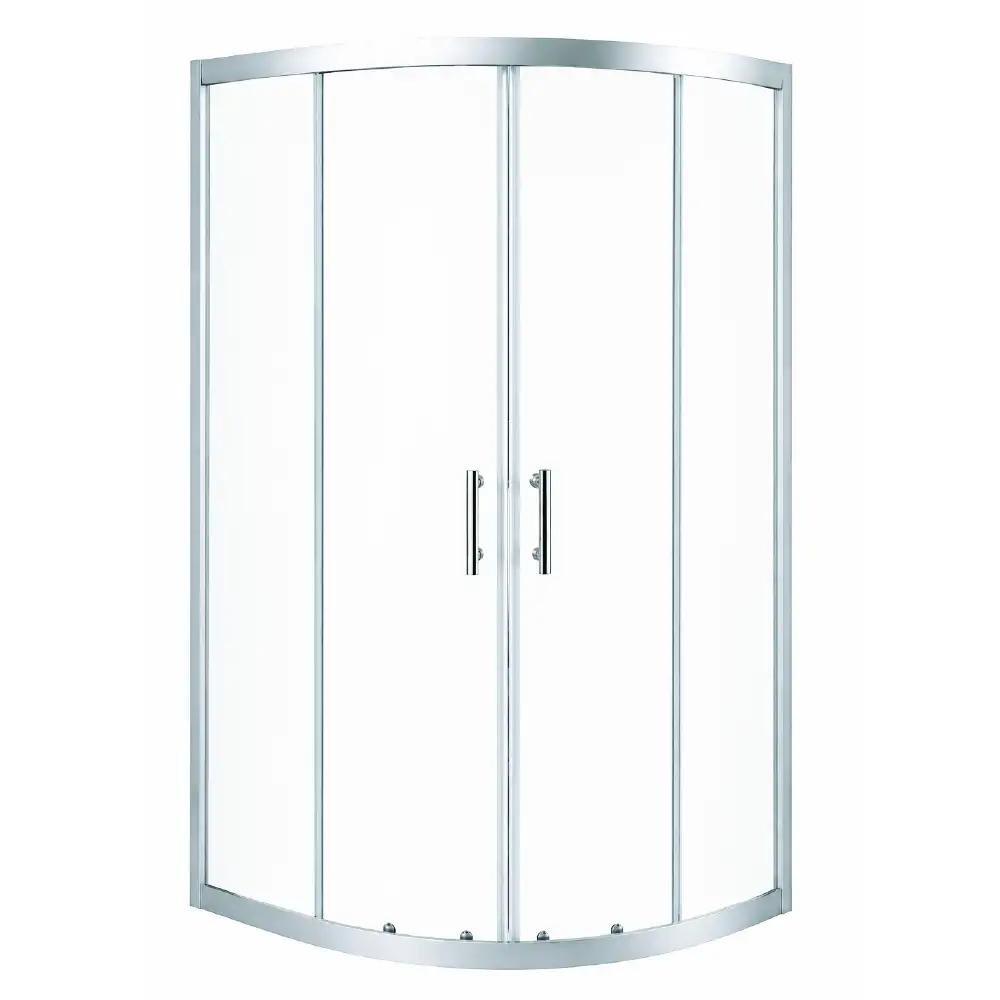 Pure View Shower Door Clear 900x900x1800mm 4mm