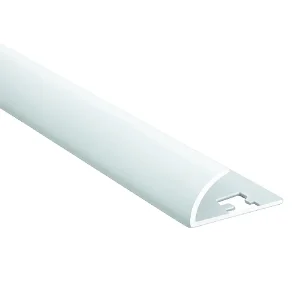 PVC Tile Trim 8mm White 2.4m