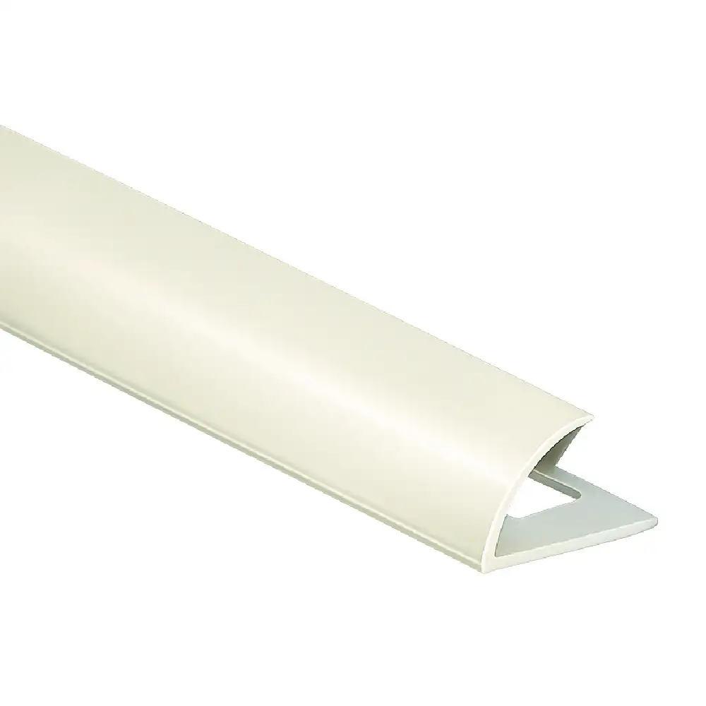 PVC Tile Trim 12mm Ivory 2.4m
