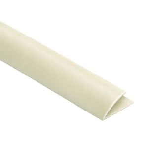 PVC Tile Trim 12mm Buff 2.4m