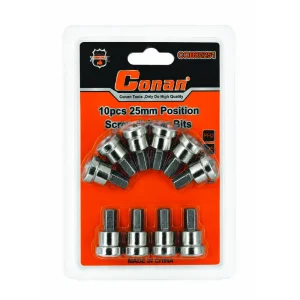 Conan Position Screw Driving Bits 10 Pcs 25mm