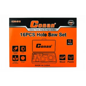 Conan Hole Saw Set 16 Pcs