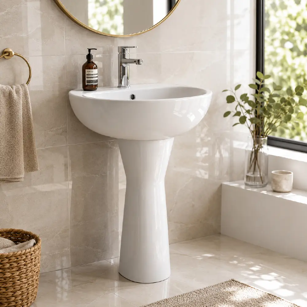 Canon - Wash Basin + Renzo Pedestal - Image 2