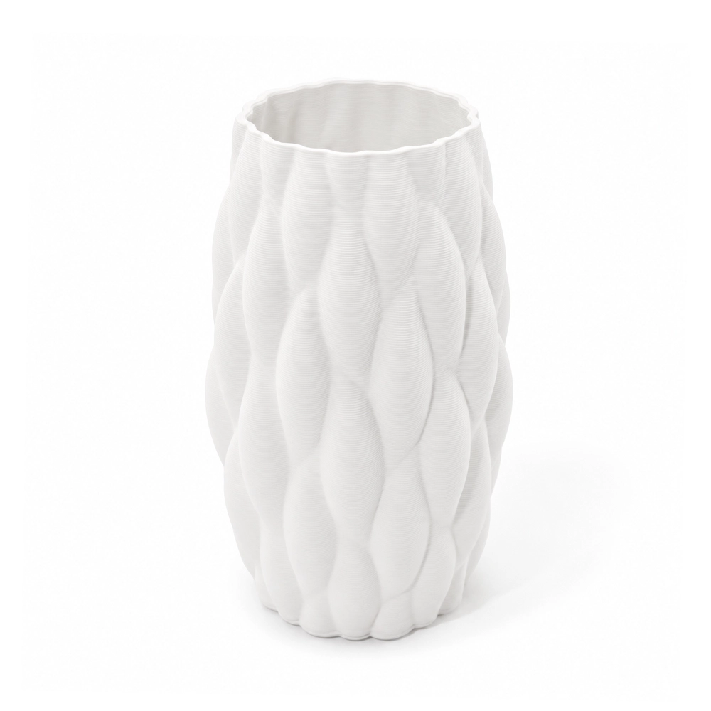 Fancy White Vase - Small - Image 2