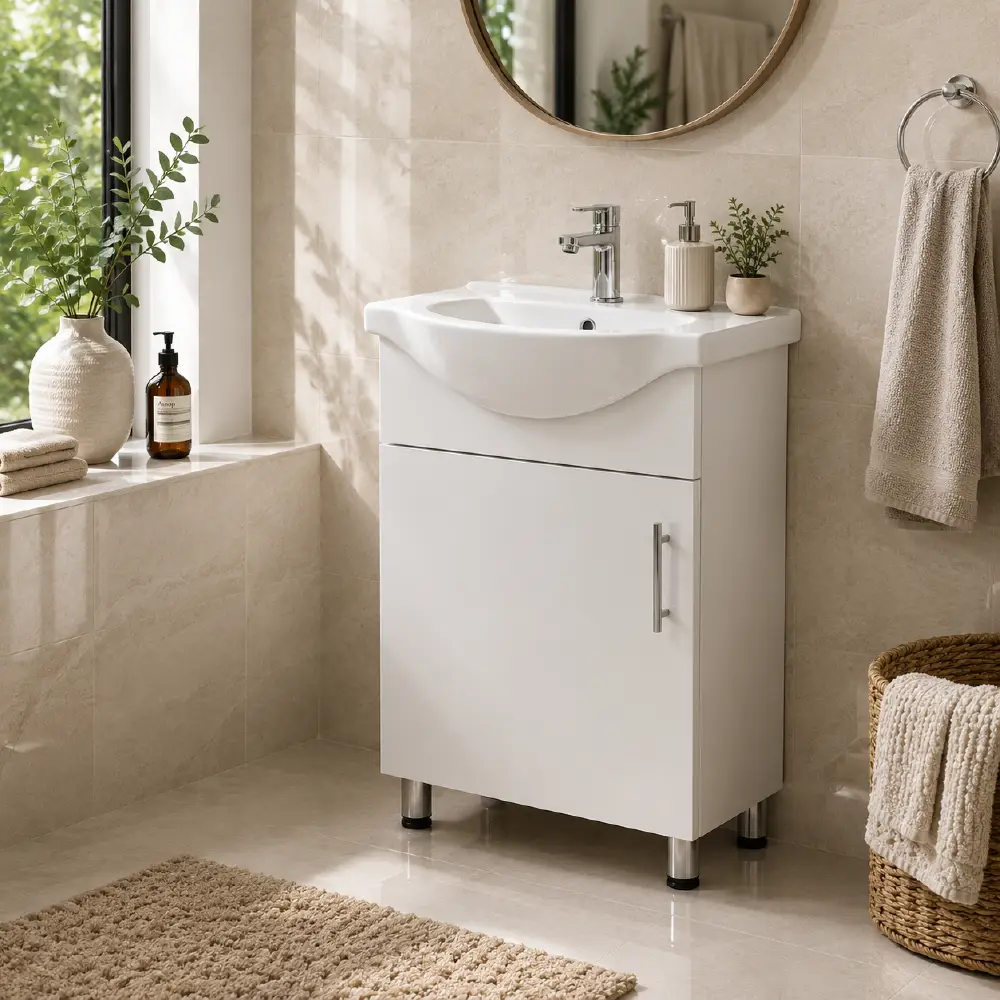 Angel White One Door Floor Combo - Image 2