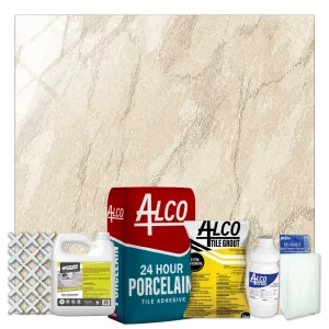 Sisam Beige Polished Porcelain Combo 600x600
