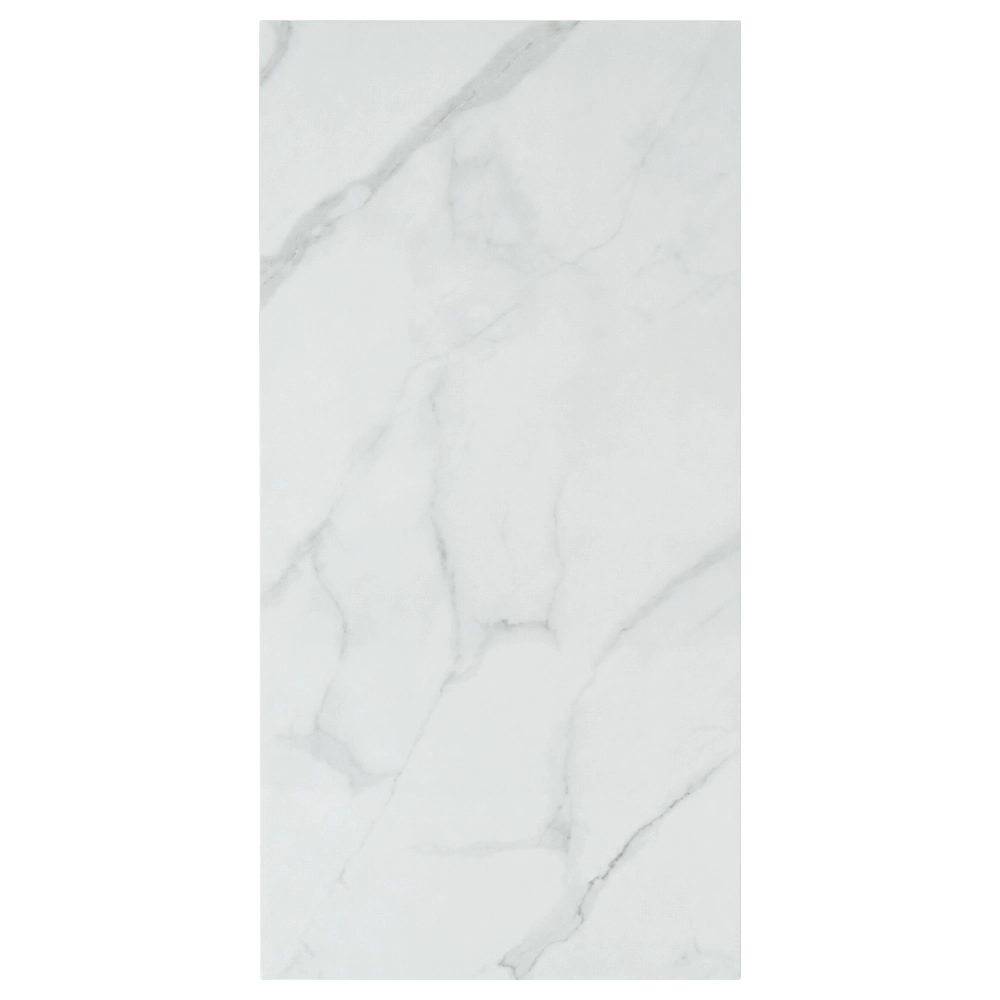 Calcata Snow Glossy Glazed Porcelain 600x1200