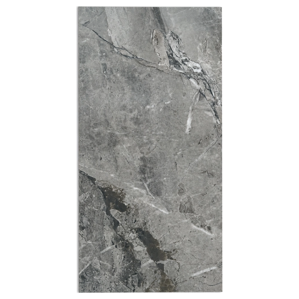 Versilia Grey Glossy Glazed Porcelain 600x1200