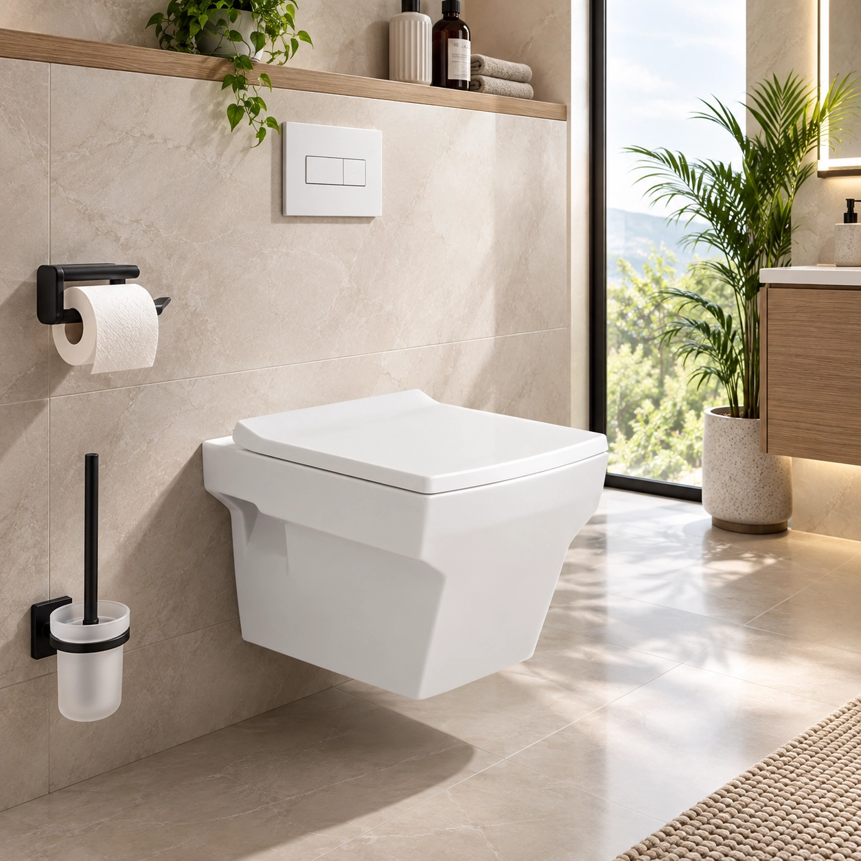 Playa Wall Hung Toilet White - Image 2