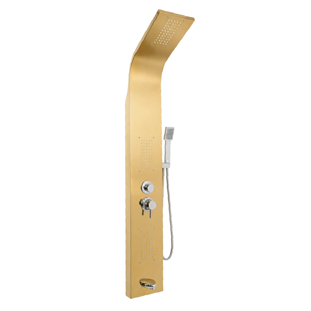 Alco 4 Function Shower Panel (Gold) 1500mmx220mm