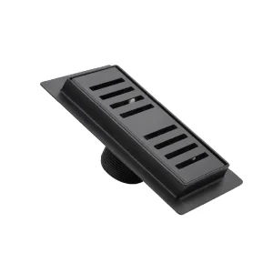 Shower Channel - Brevik Black 150mm