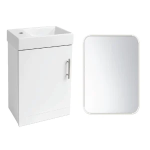 Cabinet and Mirror Combo