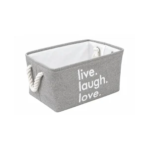 Laundry Basket Grey Square 350x240x20mm