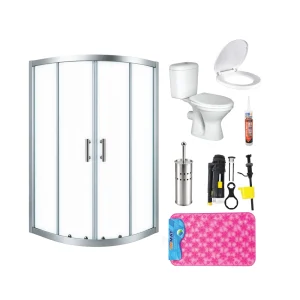 Shower Door Round Combo