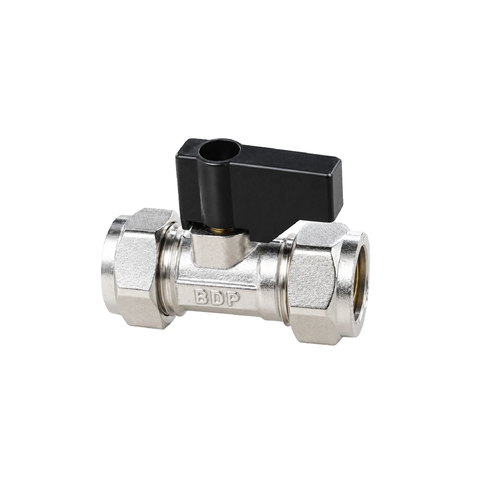 Brass Mini Lever Ball Valve 15mm - Image 2